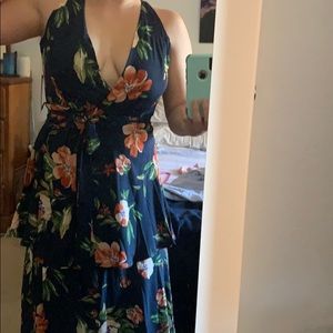 Long floral dress